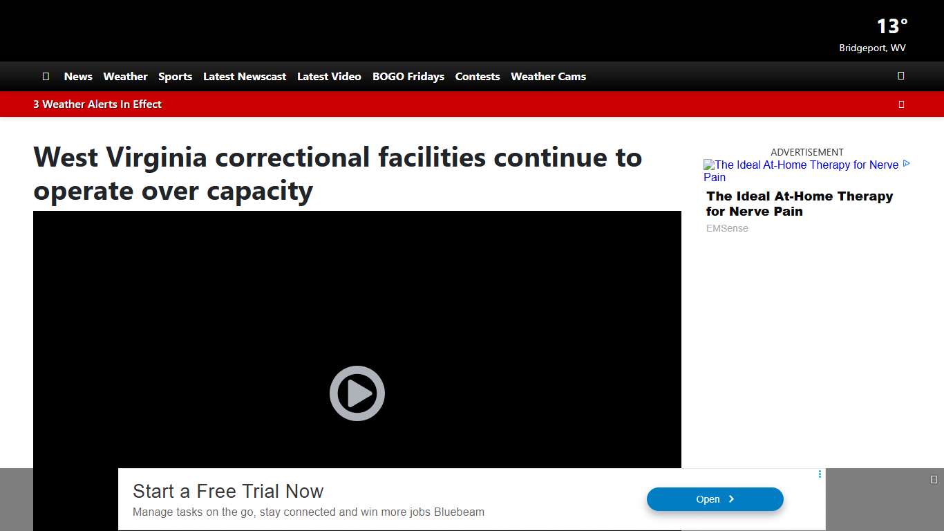 West Virginia correctional facilities continue to operate over capacity